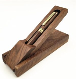 Coffret stylo en bois noyer 100% personnalisable