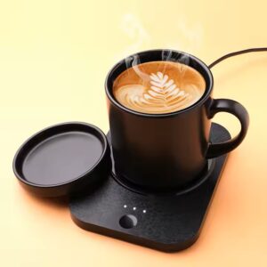 Chauffe tasse intelligente en céramique + charge sans fil
